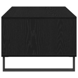 Berkfield Home Coffee Table Black Oak 90x50x36, 5 cm Engineered Wood - thumbnail 8
