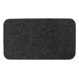 JVL Delta Scraper Door Mat, 40x70cm, Charcoal - Size: 40 cm x 70 cm - thumbnail 2
