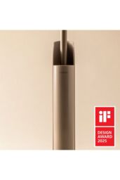 Cosmic Silicone Toilet Brush Self-Adhesive Slim Chrome Flat Collection in Grey - thumbnail 6