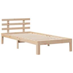 Berkfield Home Bookcase Bed without Mattress 90x200cm Solid Wood Pine in Light Tan - Size: 90x200 cm - thumbnail 8
