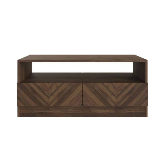FORGEVIO Coffee Table, Royal Walnut Finish in Brown - image 1
