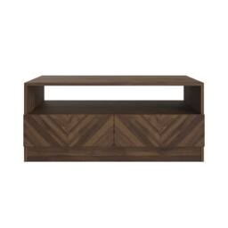 FORGEVIO Coffee Table, Royal Walnut Finish in Brown - thumbnail 1