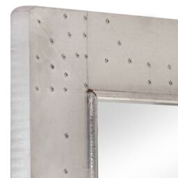 Berkfield Home Aviator Mirror 110x50 cm Metal in Silver - thumbnail 6