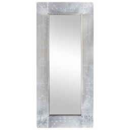 Berkfield Home Aviator Mirror 110x50 cm Metal in Silver - thumbnail 2