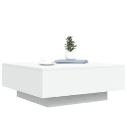 Berkfield Home Coffee Table White 80x80x31 cm Engineered Wood - Size: 80 x 80 x 31 cm - thumbnail 4