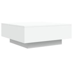Berkfield Home Coffee Table White 80x80x31 cm Engineered Wood - Size: 80 x 80 x 31 cm - thumbnail 1