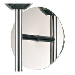 Netlighting Avalon 1 Light G9 Wall Lamp Polished Chrome with Clear Prismatic Glass in Grey - thumbnail 5
