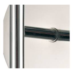 Netlighting Avalon 1 Light G9 Wall Lamp Polished Chrome with Clear Prismatic Glass in Grey - thumbnail 6