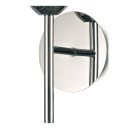 Netlighting Avalon 1 Light G9 Wall Lamp Polished Chrome with Clear Prismatic Glass in Grey - thumbnail 4