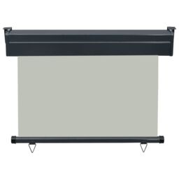 Berkfield Home Balcony Side Awning 105x250 cm Grey - thumbnail 4