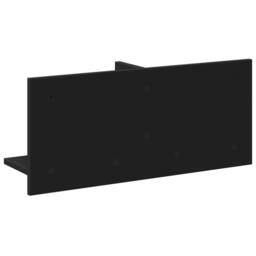 Berkfield Home Wall Cabinet 70x16.5x30 cm Black Engineered Wood - thumbnail 6