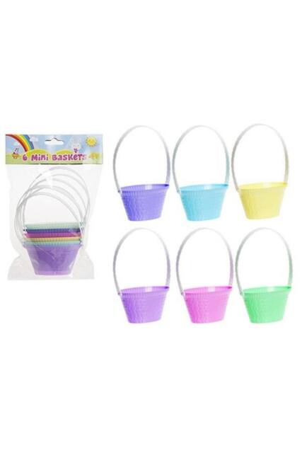 KDMD Mini Pastel Summertime Basket In Pp Bag W header Card 36 Pack - image 1
