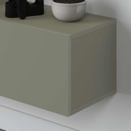 Decortie 'Francy' Wall Mounted Floating TV Unit 180cm for 55 Inch TVs in Light Green - Size: 2 Pack - thumbnail 3