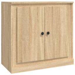 Berkfield Home Sideboards 3 pcs Sonoma Oak Engineered Wood in Light Oak - thumbnail 5