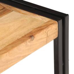 Berkfield Home TV Cabinet 120x30x40 cm Solid Acacia Wood in Brown - Size: 120 x 30 x 40 cm - thumbnail 4