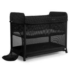 Kinderkraft MOON DREAM Baby Foldable Travel Cot With Mattress & Carrying Bag in Black - thumbnail 7