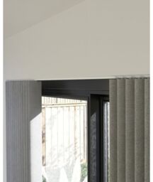 New Edge Blinds Hidden Discrete Aluminium Curtain Track in Silver - Size: 150 cm - thumbnail 4