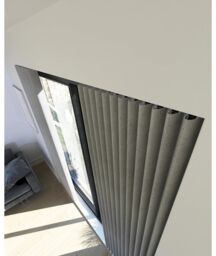 New Edge Blinds Hidden Discrete Aluminium Curtain Track in Silver - Size: 150 cm - thumbnail 3