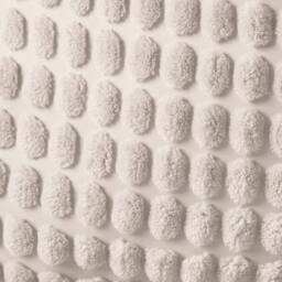 OHS 2 Pack Bobble Cushion Covers Home Decor Set in Cream - Size: 45 cm x 45 cm - thumbnail 4