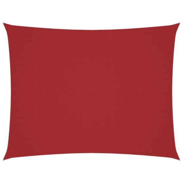 Berkfield Home Sunshade Sail Oxford Fabric Rectangular 2.5x4 m Red - image 1