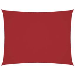 Berkfield Home Sunshade Sail Oxford Fabric Rectangular 2.5x4 m Red - thumbnail 1