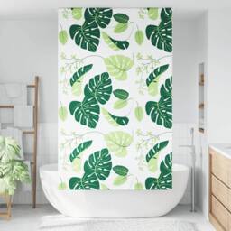 Berkfield Home Shower Roller Blind 120x240 cm Fabric Width 116 cm in Green