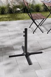 Garden Sanctuary Metal Free Standing Parasol Cross Base（pole isn't included） in Black - thumbnail 2