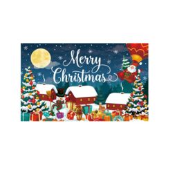 Leaper Style 8 Christmas Reindeer Party Decoration Backdrop in Blue - thumbnail 5