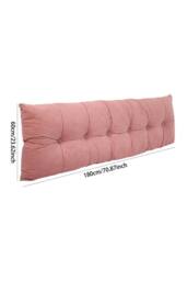 Living and Home Cozy Upholstered Headboard Pillow in Pink - Size: Large - thumbnail 8