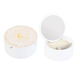 Something Different Women's Astrology Wheel Jewellery Box in White - thumbnail 2