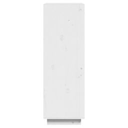 Berkfield Home Book Cabinet/Room Divider White 60x35x103 cm Solid Wood Pine - Size: 60 x 35 x 103 cm - thumbnail 6