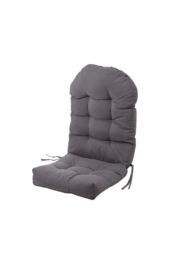 Living and Home 110 X 48cm Outdoor Waterproof Tufted Swing Seat Cushion Garden Chair Cushion in Dark Grey - Size: 110 X 48 cm - thumbnail 3