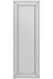 MirrorOutlet Langley All Glass Bevel Cheval Dress Mirror 5ft7 x 1ft11 170cm x 58cm in Silver - Size: 1 Pack - thumbnail 4