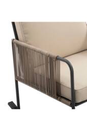 Teamson Home Outdoor Garden Table & Rocking Chair Furniture Set, Beige - thumbnail 8