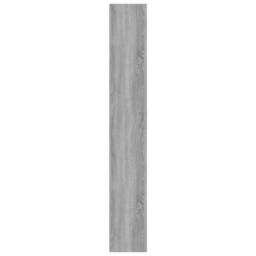 Berkfield Home Book Cabinet/Room Divider Grey Sonoma 40x30x198 cm - Size: 40 x 30 x 198 cm - thumbnail 6
