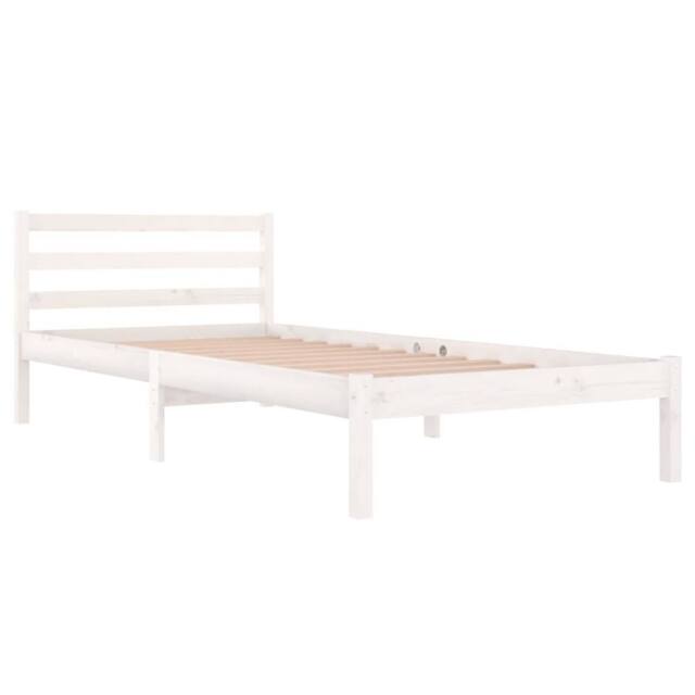 Berkfield Home Beautiful Day Bed Solid Wood Pine 90x200 cm White - image 1