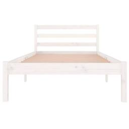 Berkfield Home Beautiful Day Bed Solid Wood Pine 90x200 cm White - thumbnail 4