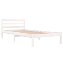 Berkfield Home Beautiful Day Bed Solid Wood Pine 90x200 cm White - thumbnail 1