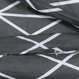 Berkfield Home Duvet Cover Set Grey 260x240 cm Cotton - thumbnail 5