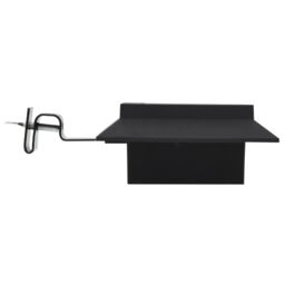 Berkfield Home Outdoor Solar Lamps 6 pcs LED Square 12 cm Black - thumbnail 4