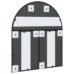 Berkfield Home Wall Mirror Black 60x70 cm Arch Iron - thumbnail 5