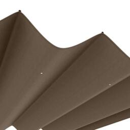 Matteo Retractable Pergola Roof Sun Shade Cover - Coffee, 2.85 x 2m in Brown - thumbnail 8