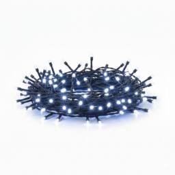 Pegdev LED Cluster Lights Cool White Black Cable Connectable Outdoor 10m - thumbnail 1