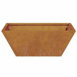 Berkfield Home Modern Garden Bowl Planters 5 pcs 40x40x15 cm Weathering Steel - Size: 40 x 40 x 15 cm - thumbnail 8