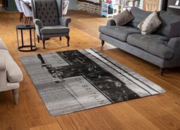 Benjamin Tate Design Battle Of Britain London Rug in Natural - Size: Large - thumbnail 2