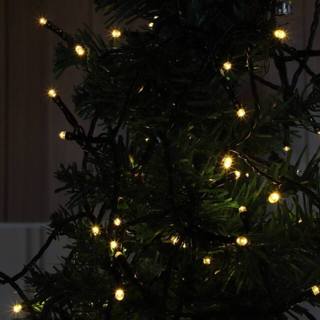 Voltico 100 LED Chaser Lights - Green Wire in Warm White - image 1