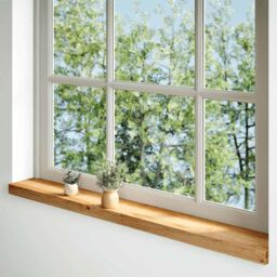 Berkfield Home Window Sills 2 pcs¬†Light Brown 120x15x2 cm Solid Wood Oak - Size: Medium - thumbnail 2