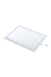 Living and Home Anti-fog Bathroom Mirror with Dimmable LED Light in White - thumbnail 5