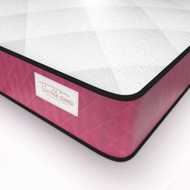 Twinkle Sleep 2FT6 Small Single Kids Mattress - Comfort, Support & Peaceful Sleep for Babies in Pink - image 1