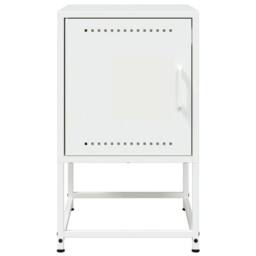Berkfield Home Durable Bedside Cabinets 2 pcs White 36x39x60.5 cm Steel - thumbnail 5